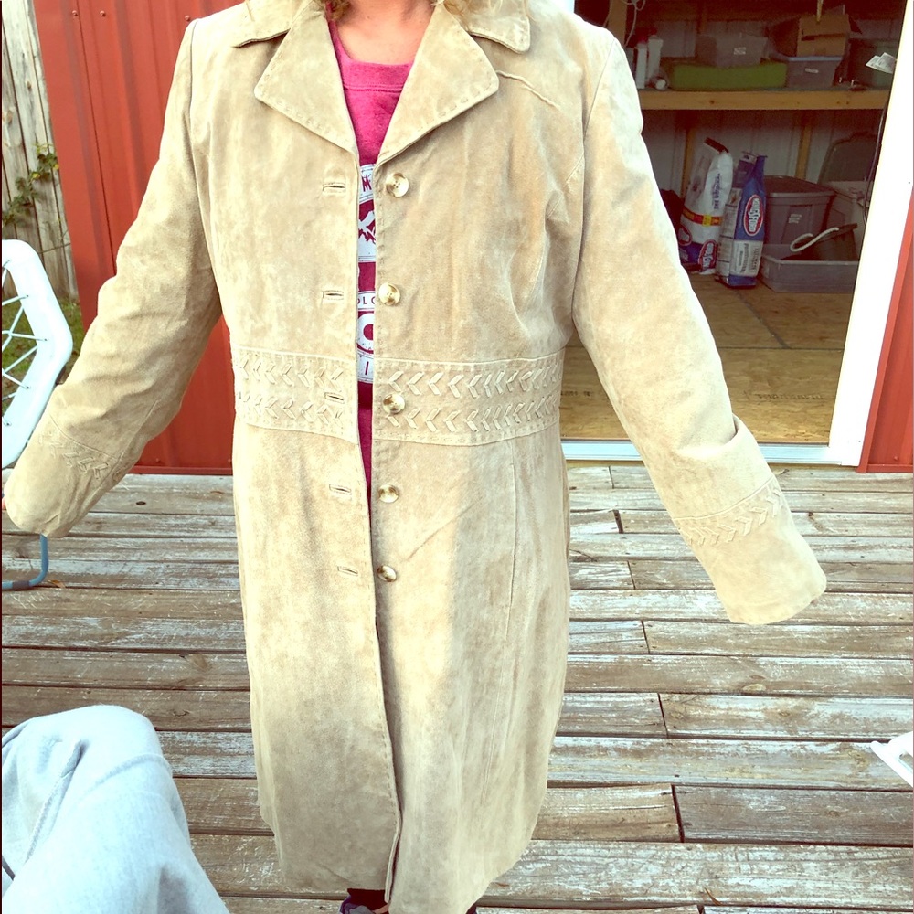 Donatella suede jacket NWOT